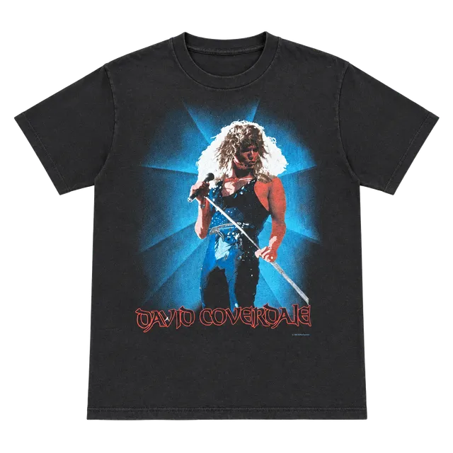 Vintage David Coverdale 1987 Concert T-Shirt