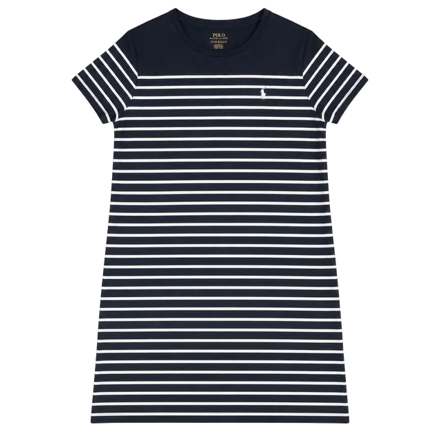 Polo Ralph Lauren Striped T-Shirt Dress Size XL Navy White