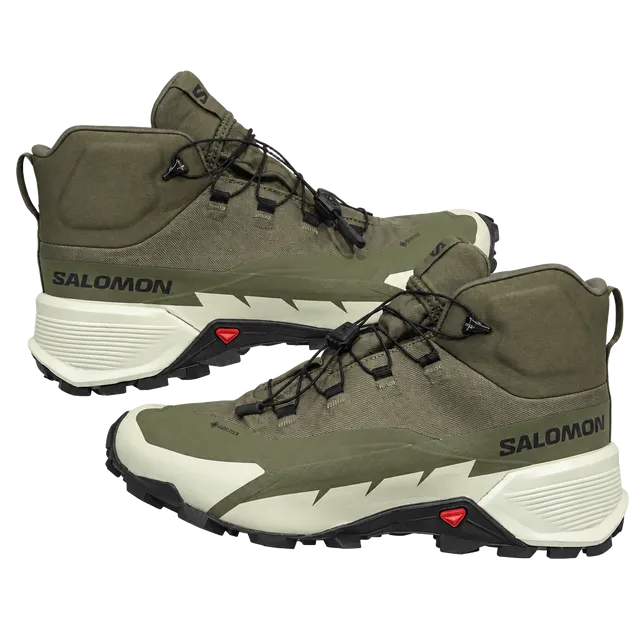 Salomon Cross Hike Tracker GTX Hiking Boots Ranger Green Gore-Tex