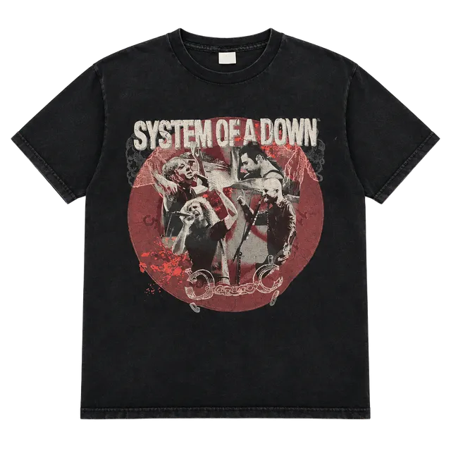 Tennessee River System Of A Down Band T-Shirt Size M Black