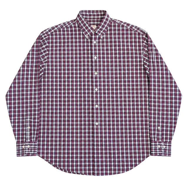 Brooks Brothers Plaid Long Sleeve Button Down Shirt Size L