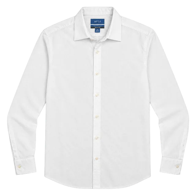 Apt. 9 Premier Flex Slim Fit Dress Shirt Size 14-14.5 32/33 White