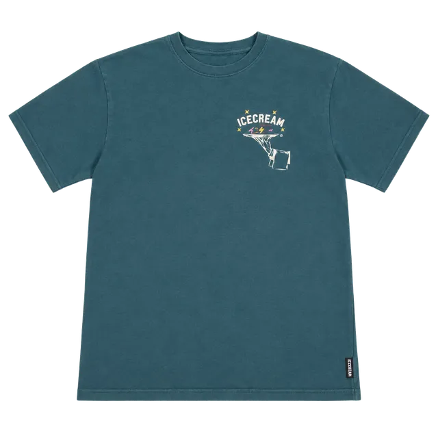 Billionaire Boys Club Icecream Man T-Shirt Size L Teal Short Sleeve