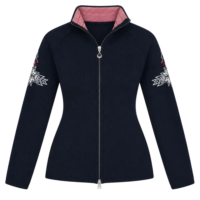 NWT Dale Of Norway OL Spirit Feminine Jacket 100% Wool Size XS Navy