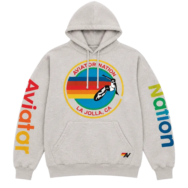 Aviator Nation Surfer Hoodie Vintage tan