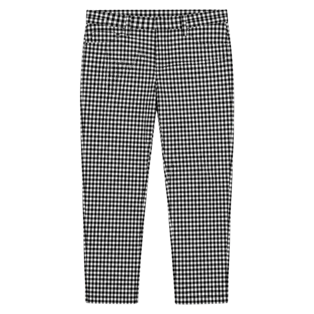 Old Navy High-Rise Pixie Skinny Pants Size 10 Black White Gingham Check