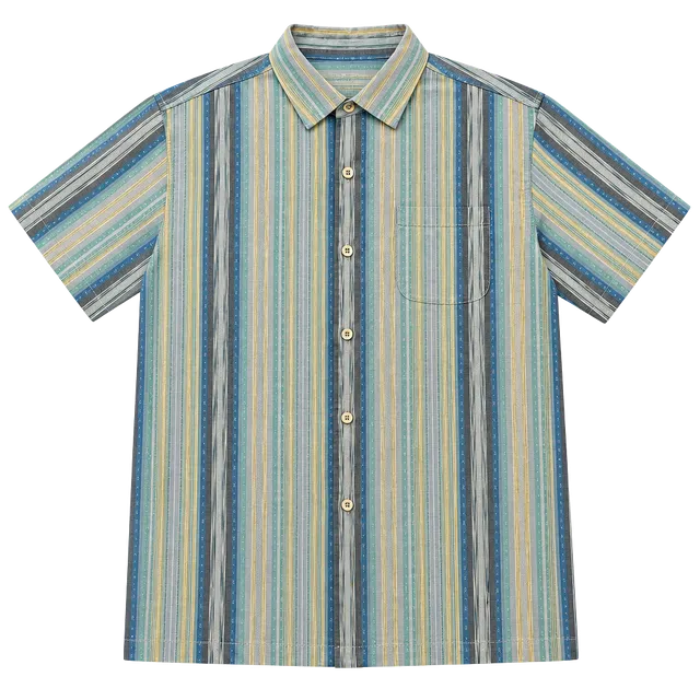 Tommy Bahama Button Down Shirt Size L Multicolor Striped Silk