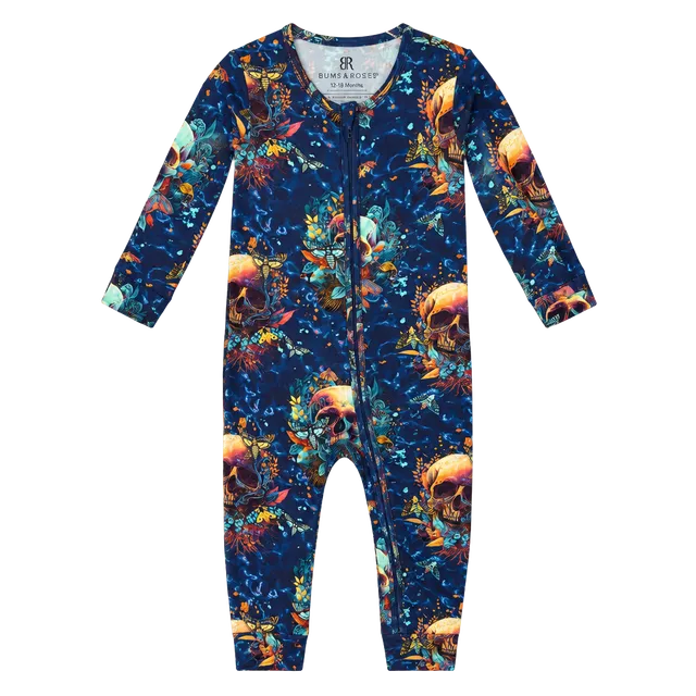 Bums & Roses Sherlock Bones Romper Size 12-18 Months Halloween