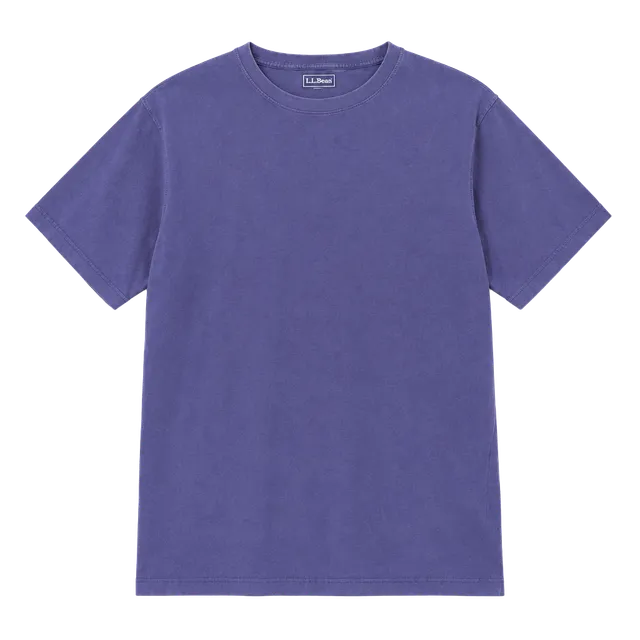 LL Bean Traditional Fit T-Shirt XL Tall Purple 100% Cotton