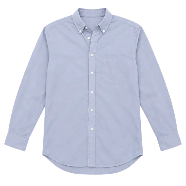 Van Heusen Dress Shirt Size 16 32/33 Blue Pinpoint Regular Fit