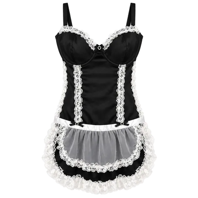 Fredericks Of Hollywood French Maid Corset L