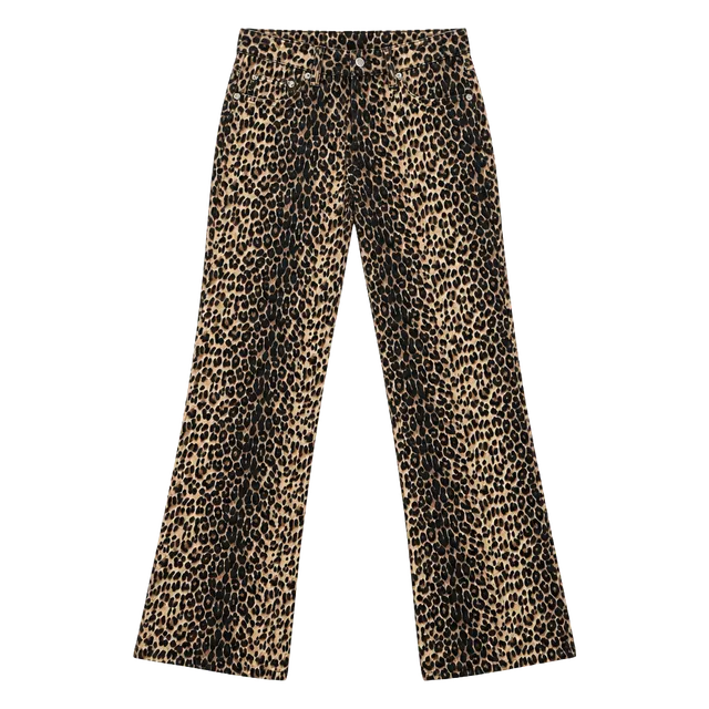 Watch LA Leopard Print Pants Size 9/10 Animal Print Straight Leg