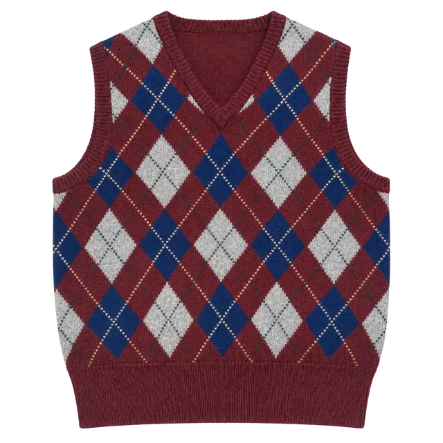 Polo by Ralph Lauren Men's Argyle Wool Sweater Vest Size L V-Neck Knit