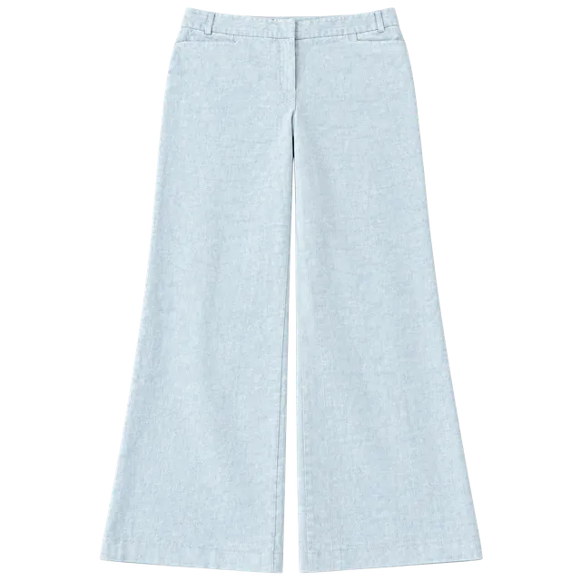 Madison Studio Corduroy Pants Size 14 Light Blue Cotton Spandex