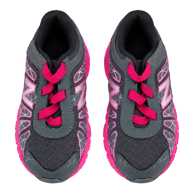 Kids New Balance 880v4 Size 8.5 Grey Pink Running Shoes