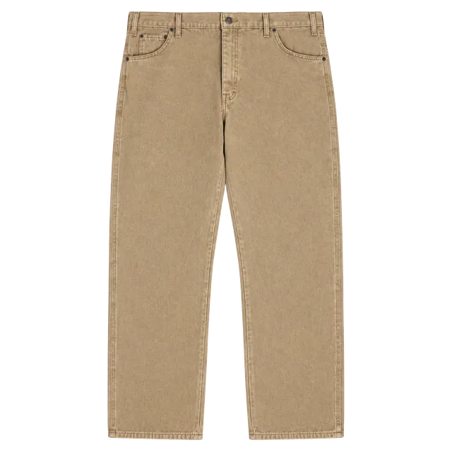 Dickies Carpenter Pants Mens Size 38x34 Brown Canvas Duck Utility Workwear