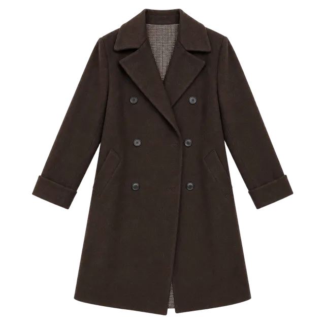 Vintage Brown Wool Coat