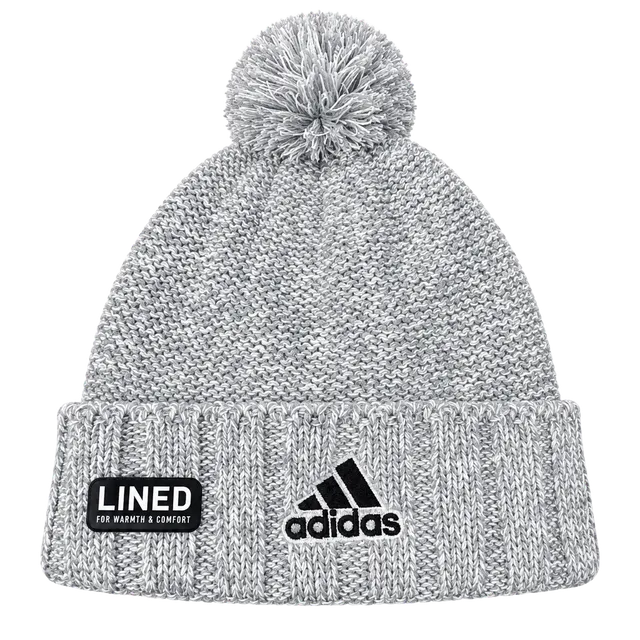 Adidas Recon 3 Ballie Pom Beanie Gray New Lined