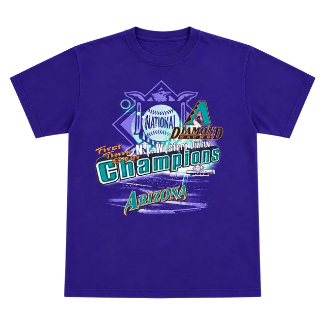 CSA Vintage 1999 Arizona Diamondbacks NL Western Champions T-Shirt Size L