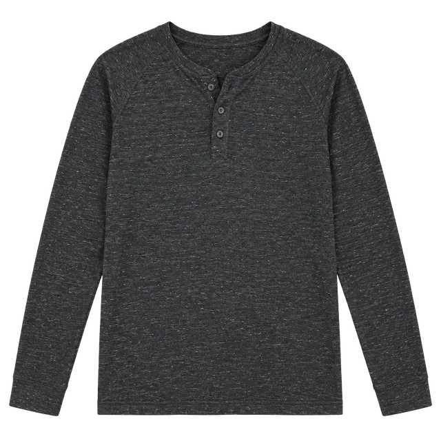 Goodfellow & Co Long Sleeve Henley Size XL Charcoal Heather