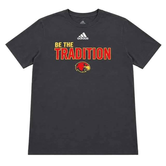 Adidas Be The Tradition Hawks Black Graphic T-Shirt Large
