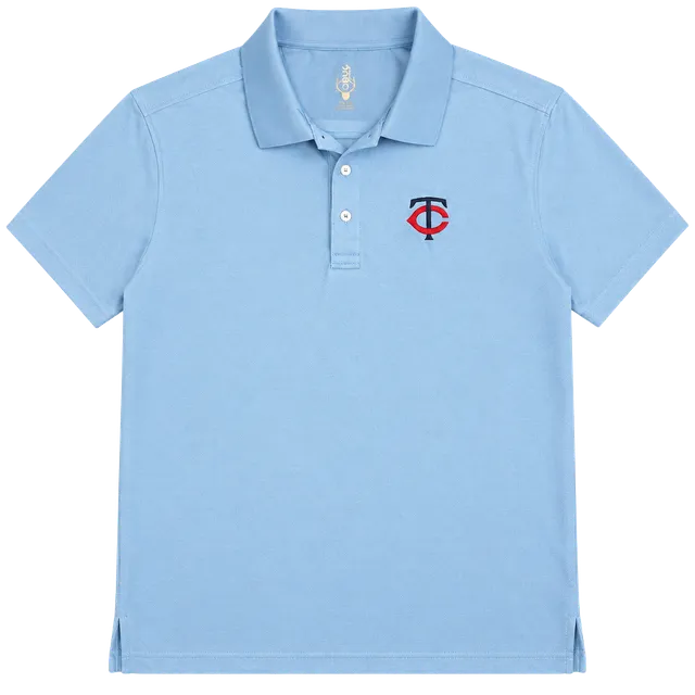 Cutter & Buck Minnesota Twins MLB Polo Size XL Light Blue CBUK