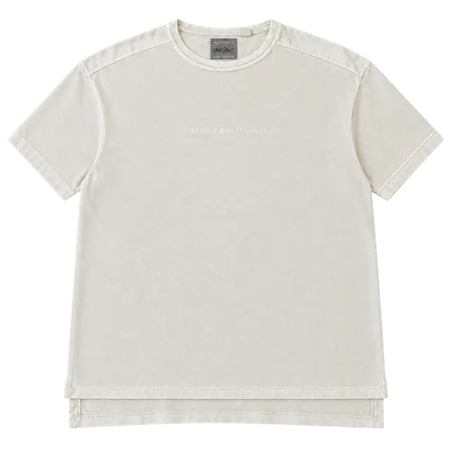 VTG Mossimo Giannulli Waffle Knit T Shirt Cream Beige Distressed Oversized XL