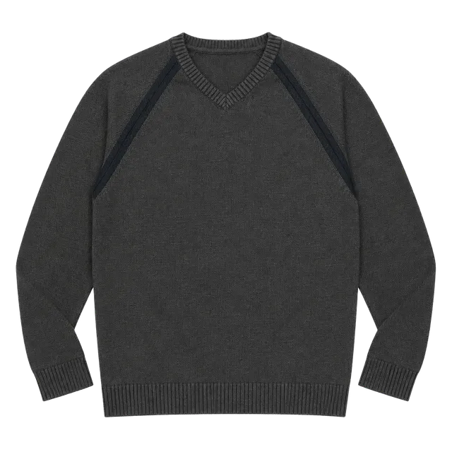Tommy Bahama V-Neck Sweater Size L Brown Cotton Nylon Pullover