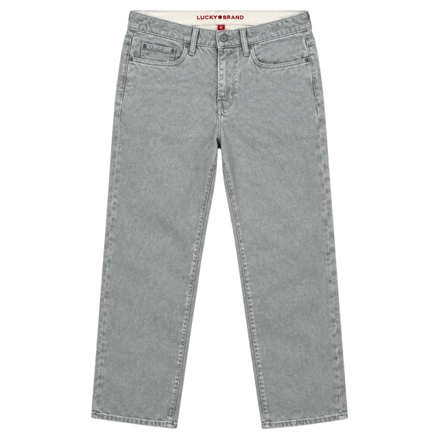 Lucky Brand The Baggy Jeans Size 6/28 Silver Metallic Denim #77