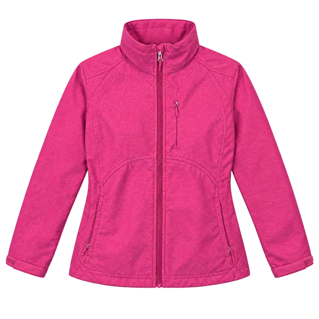 Double Diamond Fleece Jacket Size S/CH Purple