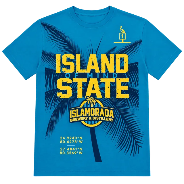 Sport-Tek Islamorada Brewery Island Of Mind State Shirt