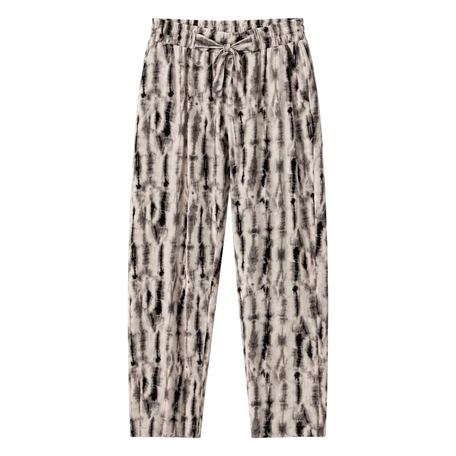 Ladies Joe B Tie Dye Pants Size M Black And White Casual