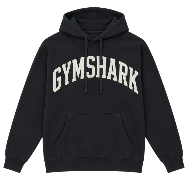 Gymshark Graphic Hoodie Black Pullover