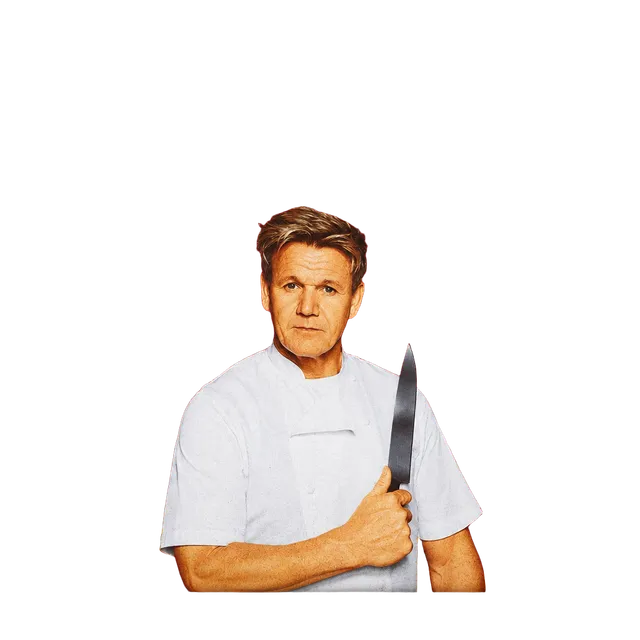 Gordon Ramsay Hell's Kitchen T-Shirt Size MD Red Go To Hell Graphic