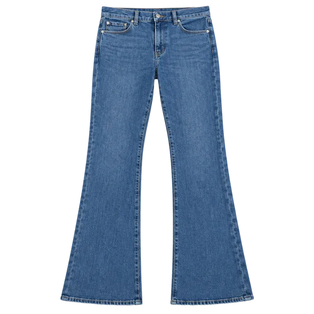 American Eagle Flare Jeans Size 4 Regular Blue Stretch Denim