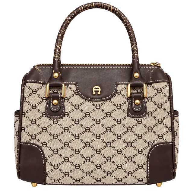 Etienne Aigner Logo Pattern Handbag