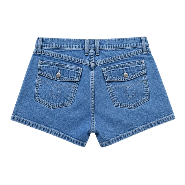 Vintage made in USA Lucky Brand Denim Shorts Size 8 Cargo Pockets