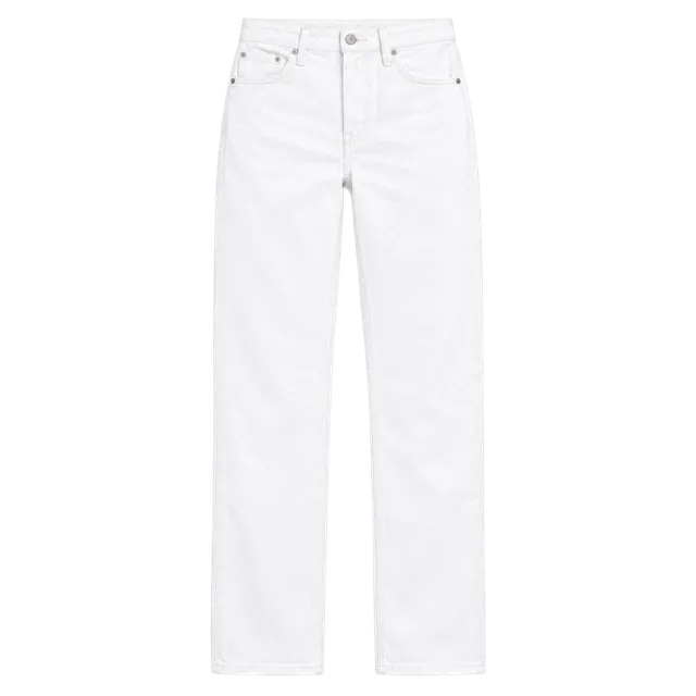 FRAME Le Garçon Blanc White Slim Boyfriend Straight Jeans 29 LGJ009