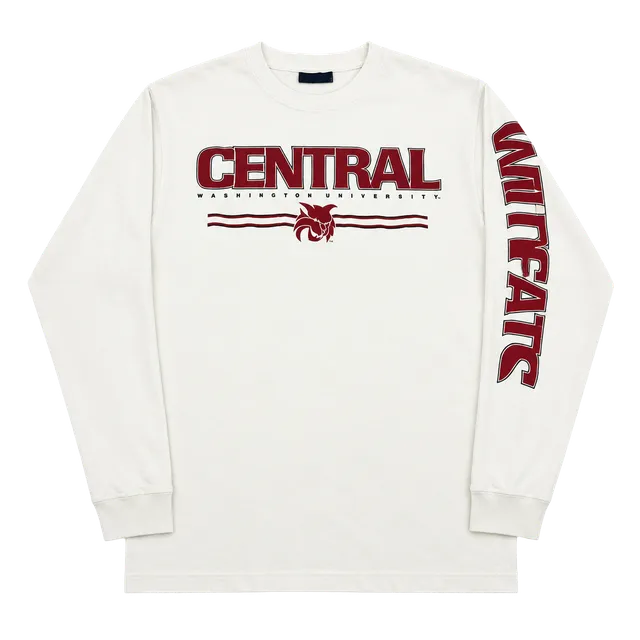 Vintage JanSport Central Washington University Long Sleeve T-Shirt Size L