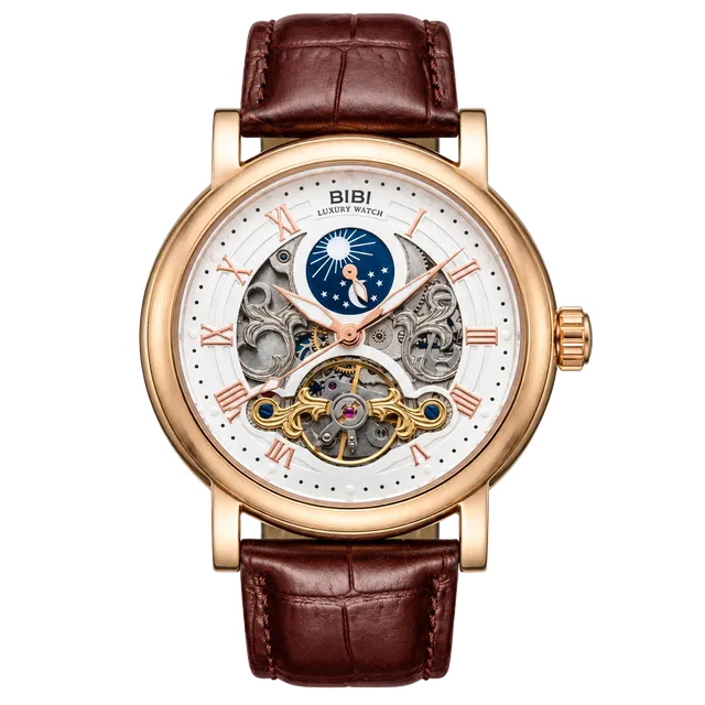 Bibi Luxury Swiss Automatic Tourbilon Watch