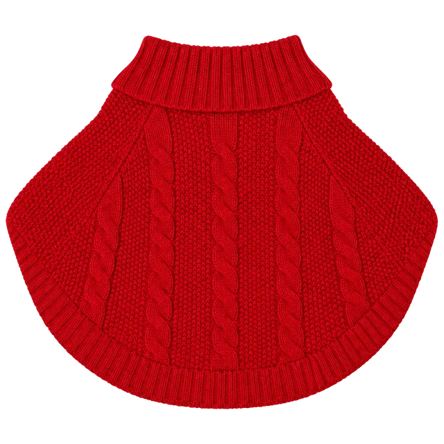 Carter's Bright Red Cable-Knit Turtleneck Sweater 2T