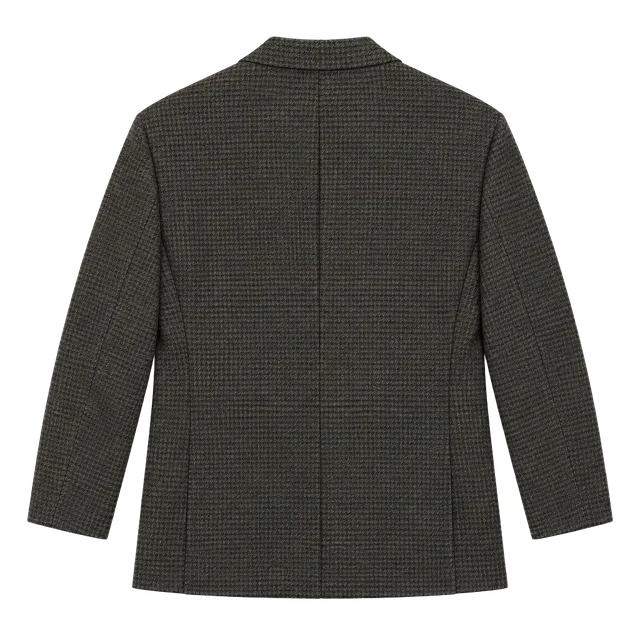 100% Wool Austin Reed Wool Blazer Size 38R Brown Houndstooth