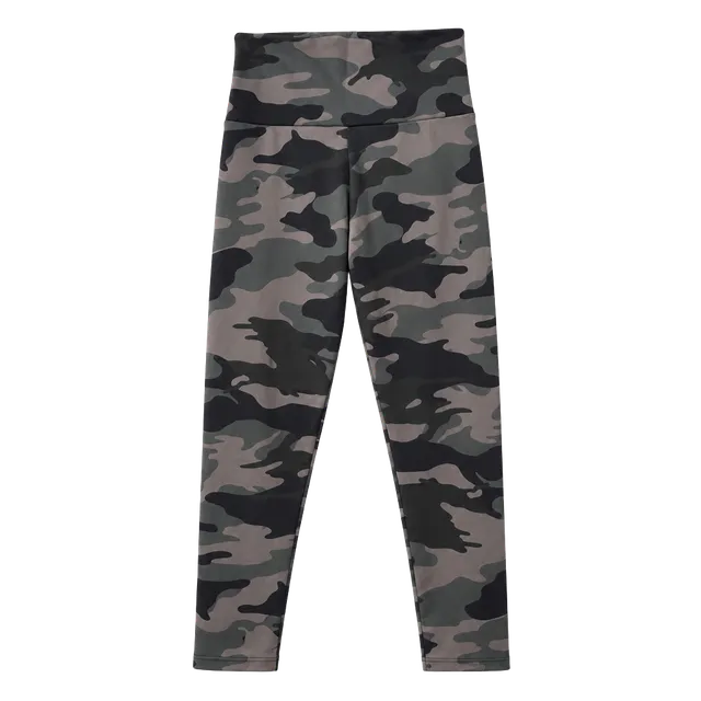Onzie Leggings Green Camo Print High Waist