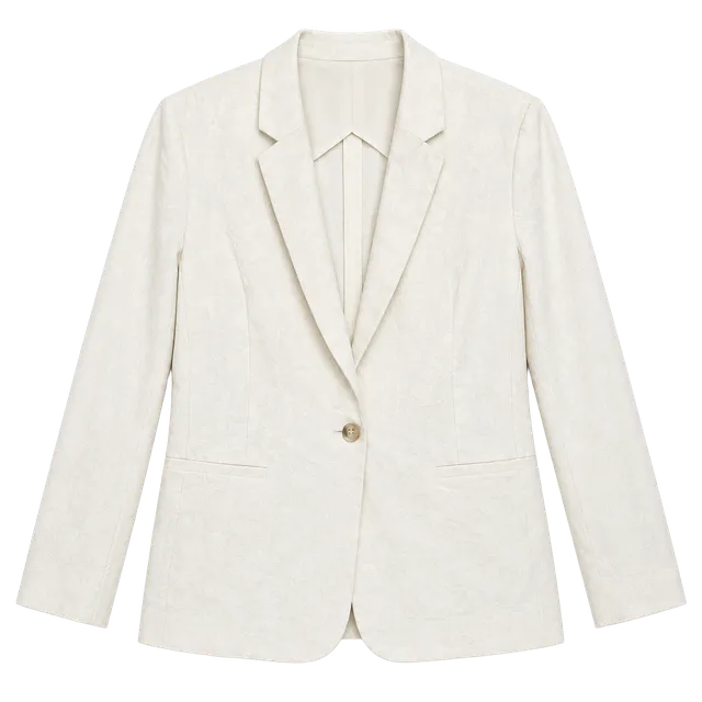 LC Lauren Conrad Blazer Size L White Linen Blend
