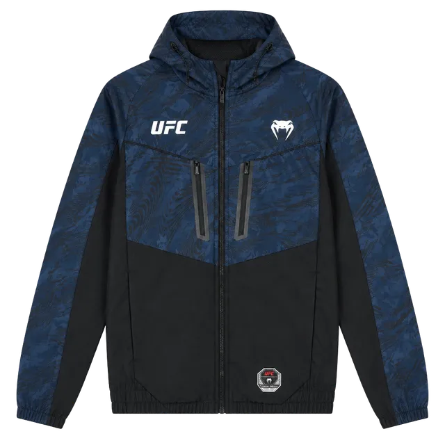 UFC Venum Fusion Fight Week Zip Hoodie Size XL Oceanic Blue
