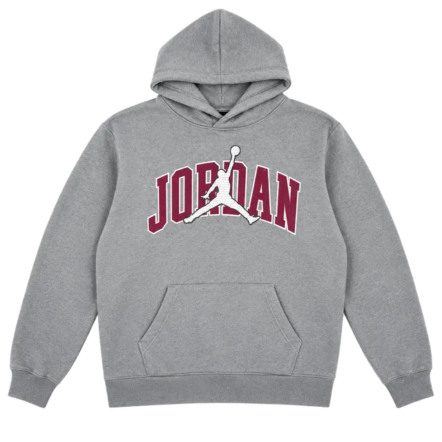 Jordan Dri-FIT Hoodie Size L 12-13Y Grey Pullover Sweatshirt