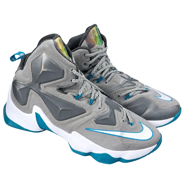 Nike LeBron XIII Blue Lagoon Size 10.5 Wolf Grey