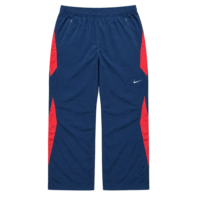 Nike Track Pants Navy Red Nylon Windbreaker Joggers Size XXL