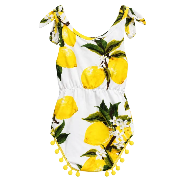 Lemon romper size 6-9m