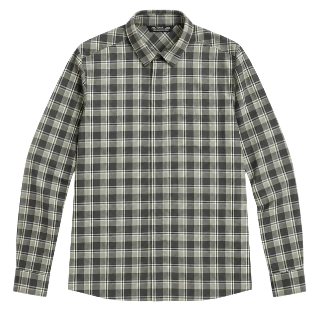 Arc'Teryx Plaid Long Sleeve Button Down Shirt Size XL/TG Green Blue